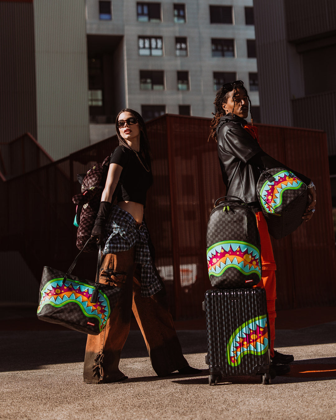 SPRAYGROUND Slime Takeover Hard Shell Carry-On Luggage — product image 15