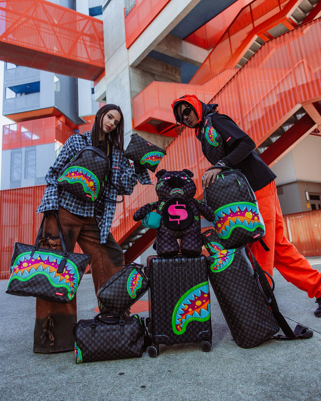 SPRAYGROUND Slime Takeover Mini Duffle — product image 2