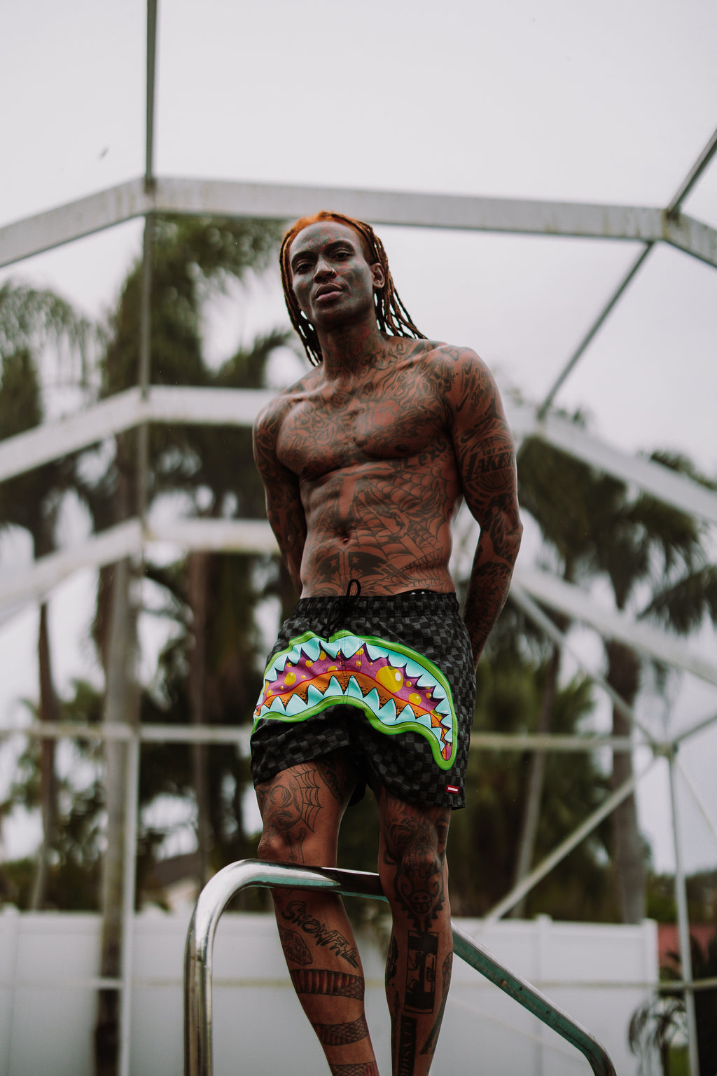 SPRAYGROUND Slime Takeover Swim Shorts — product image 7