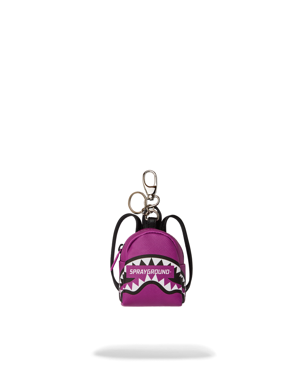 SPRAYGROUND Smash Logo Viola Backpack Keychain — product image 1