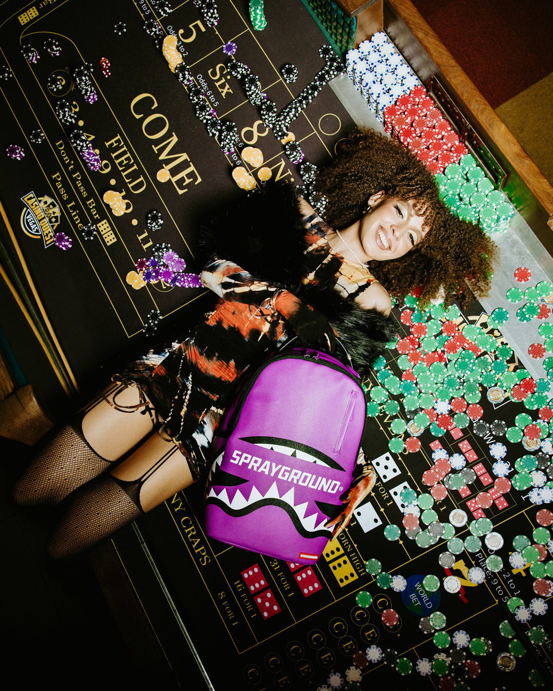 SPRAYGROUND Smash Logo Viola DLXSV Backpack — product image 8