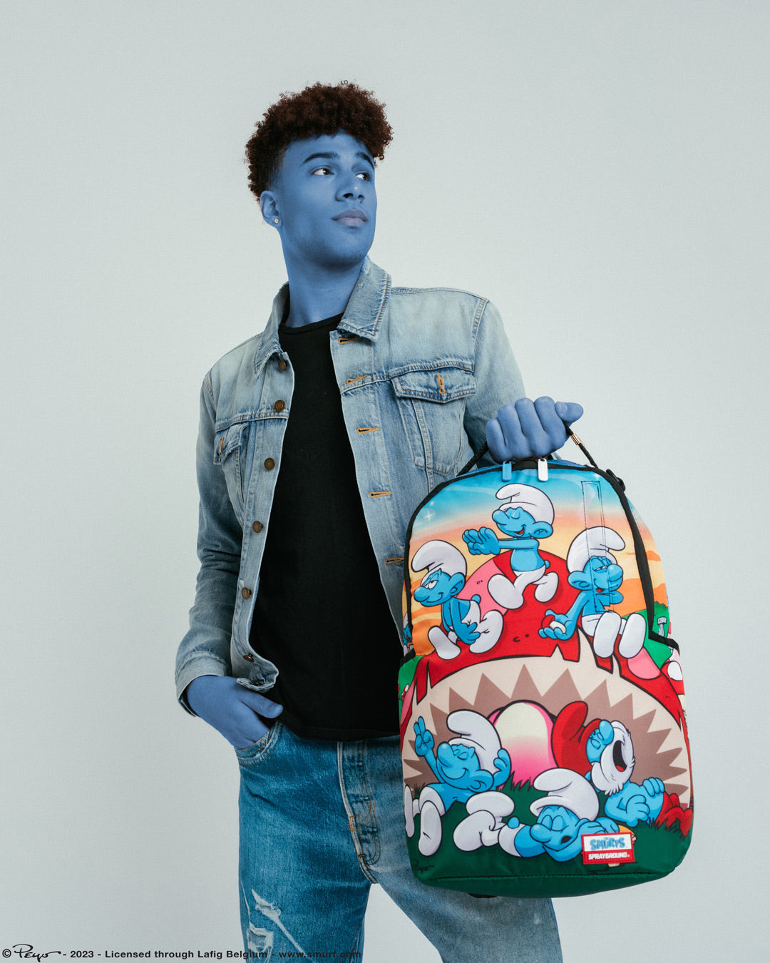 SPRAYGROUND Smurfs Mushroom Chill Backpack — product image 2