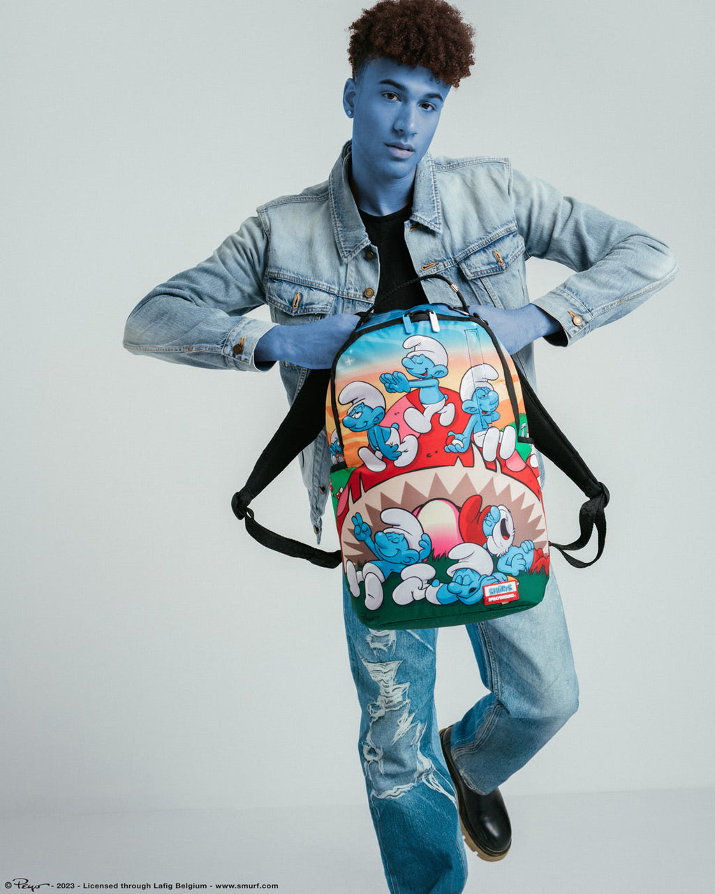 SPRAYGROUND Smurfs Mushroom Chill Backpack — product image 4