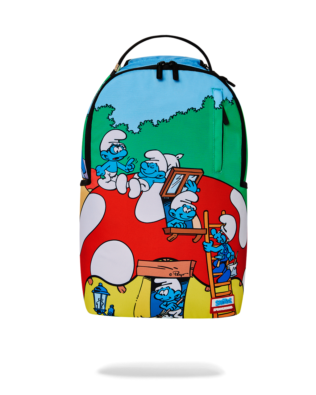SPRAYGROUND Smurfs Mushroom Village Backpack — product image 1