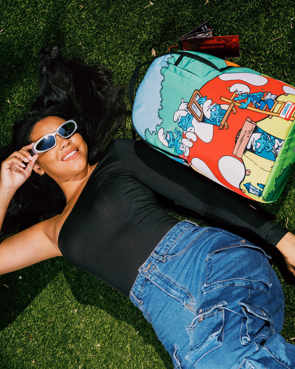 SPRAYGROUND Smurfs Mushroom Village Backpack — product image 2