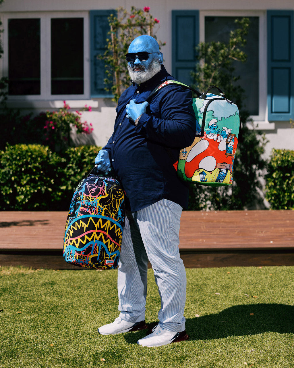 SPRAYGROUND Smurfs Mushroom Village Backpack — product image 4
