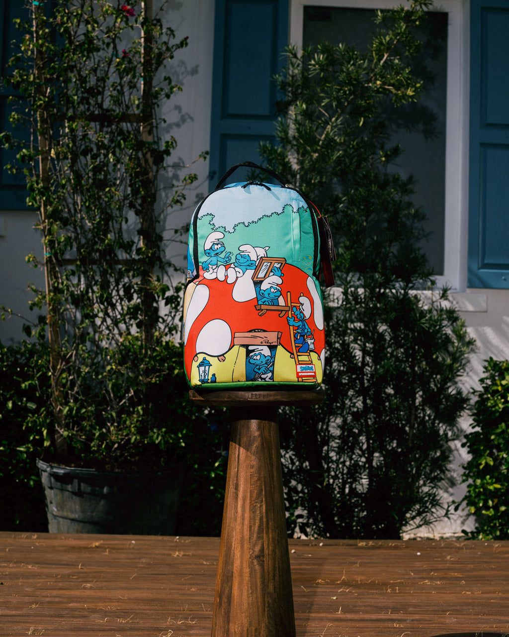 SPRAYGROUND Smurfs Mushroom Village Backpack — product image 6