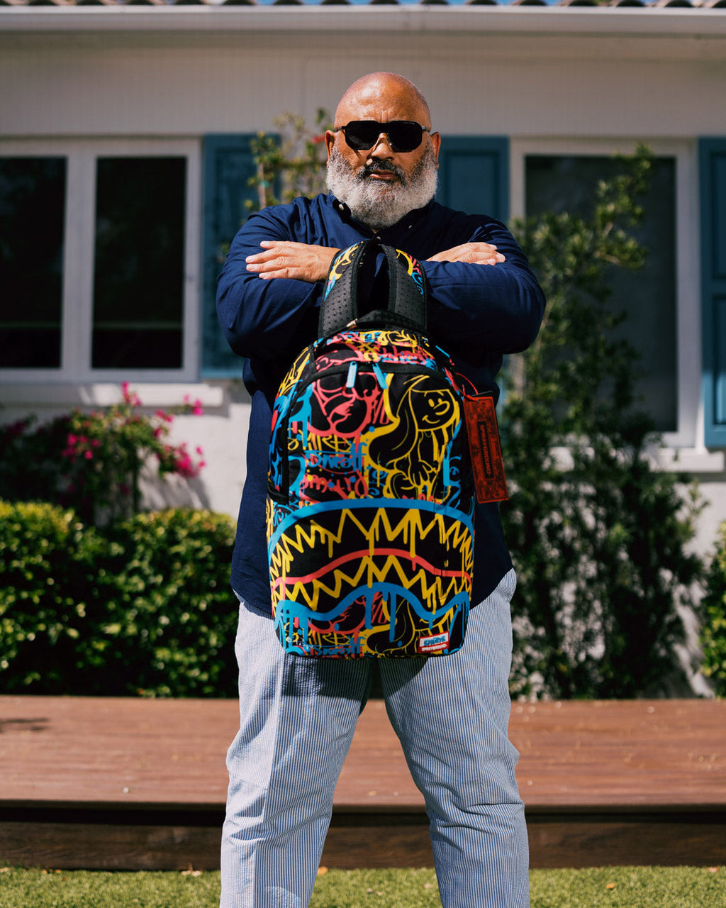 SPRAYGROUND Smurfs Neon Drip DLXSR Backpack — product image 2