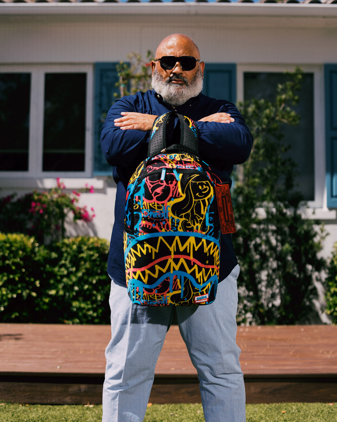 SPRAYGROUND Smurfs Neon Drip DLXSR Backpack — product image 2