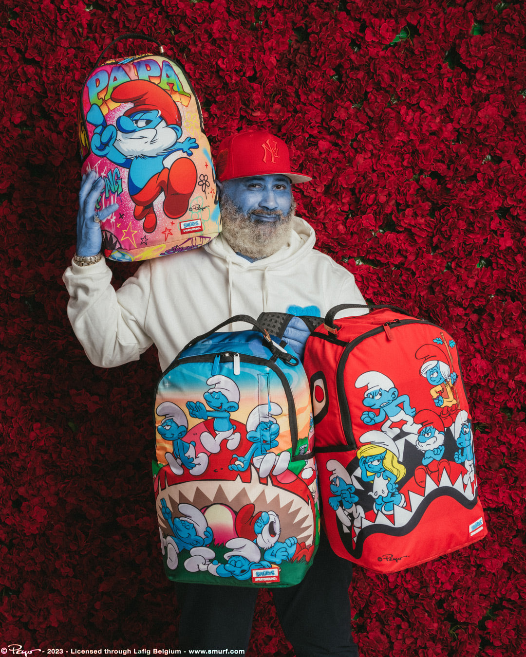 SPRAYGROUND Smurfs Shark Bounce Backpack — product image 6