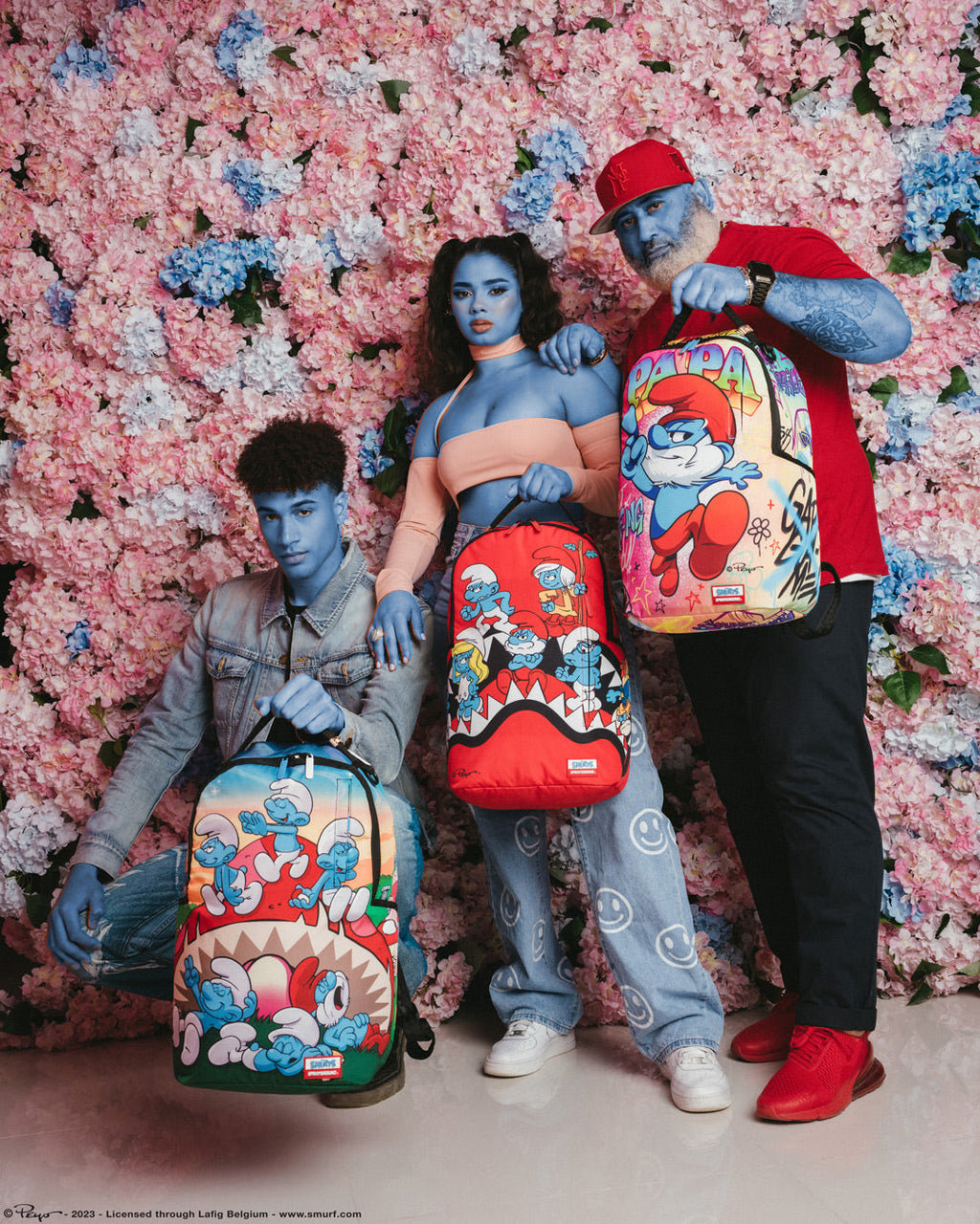 SPRAYGROUND Smurfs Shark Bounce Backpack — product image 8