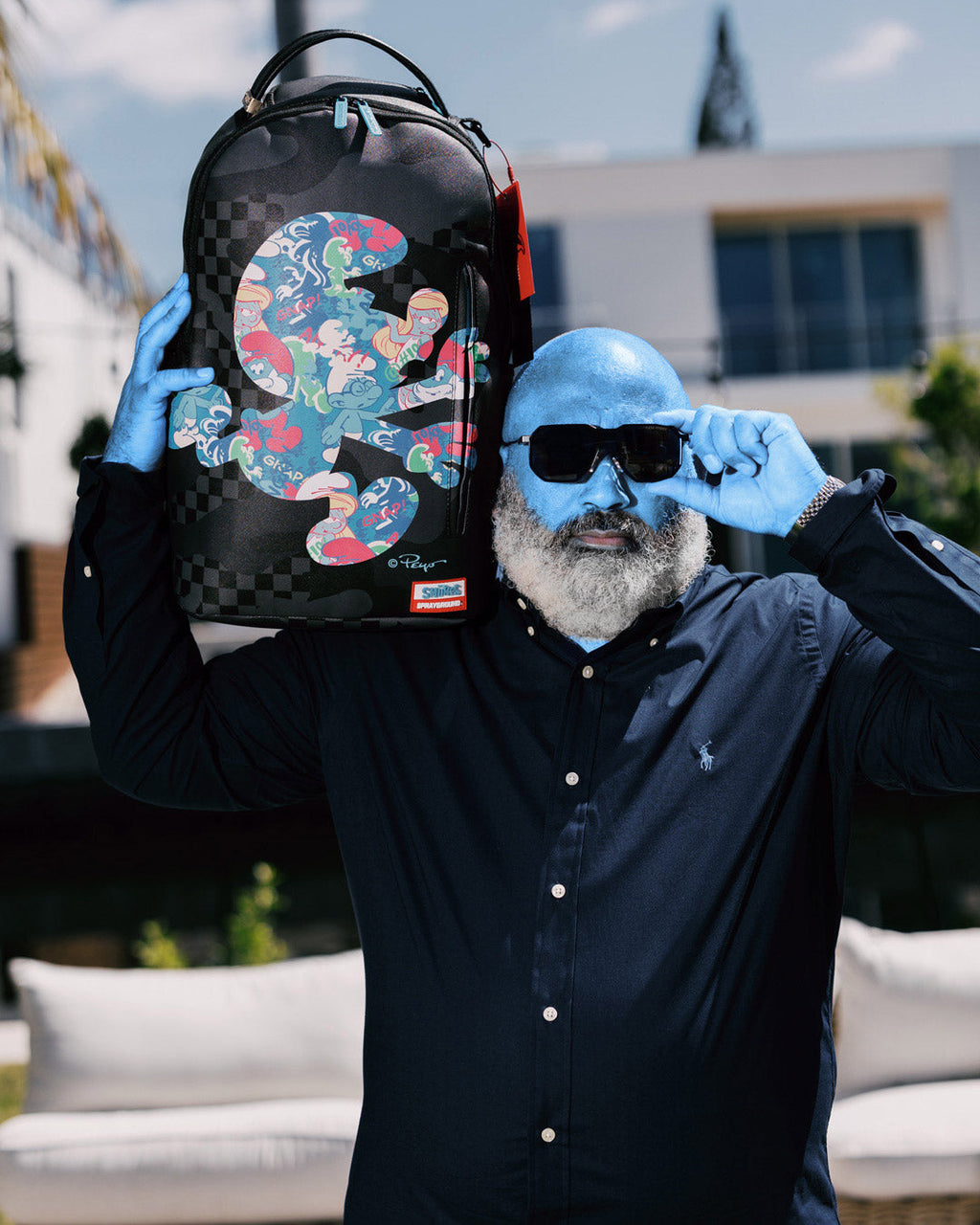 SPRAYGROUND Smurfs Within DLXSV Backpack — product image 4