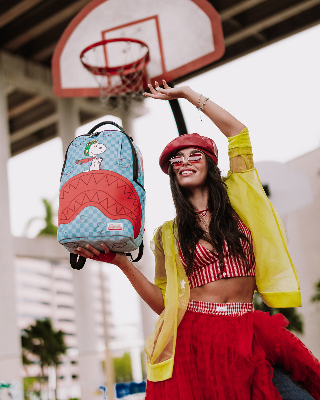 SPRAYGROUND Snoopy Pilot Shark DLXSV Backpack — product image 4