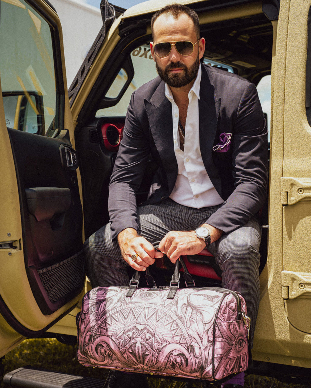 SPRAYGROUND Society Of Sharks Duffle — product image 2