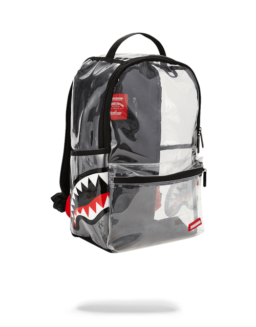 SPRAYGROUND 20/20 Vision Double Cargo Side Shark Clear Backpack — product image 2