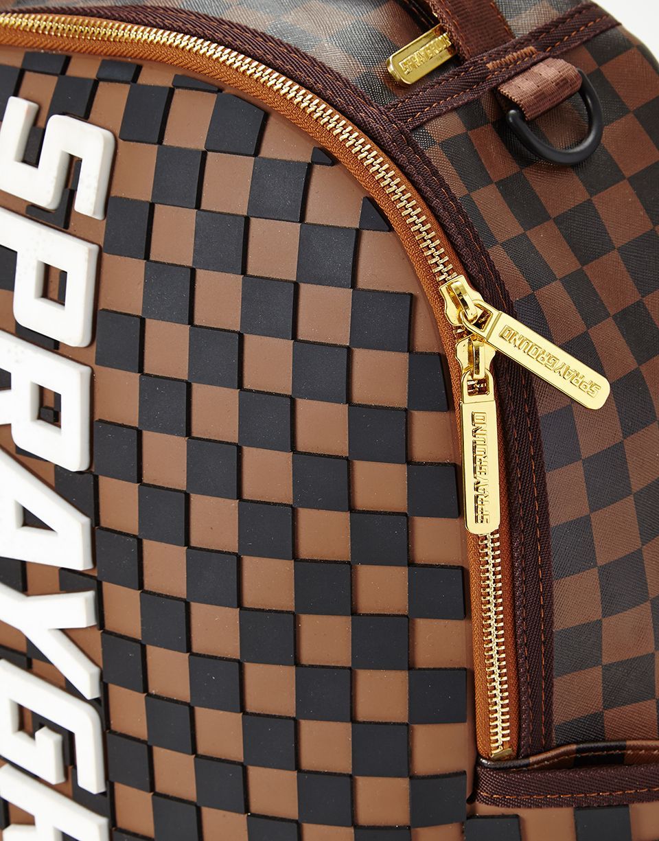 SPRAYGROUND 3D Molded Rubber Checkered Logo Backpack — product image 8