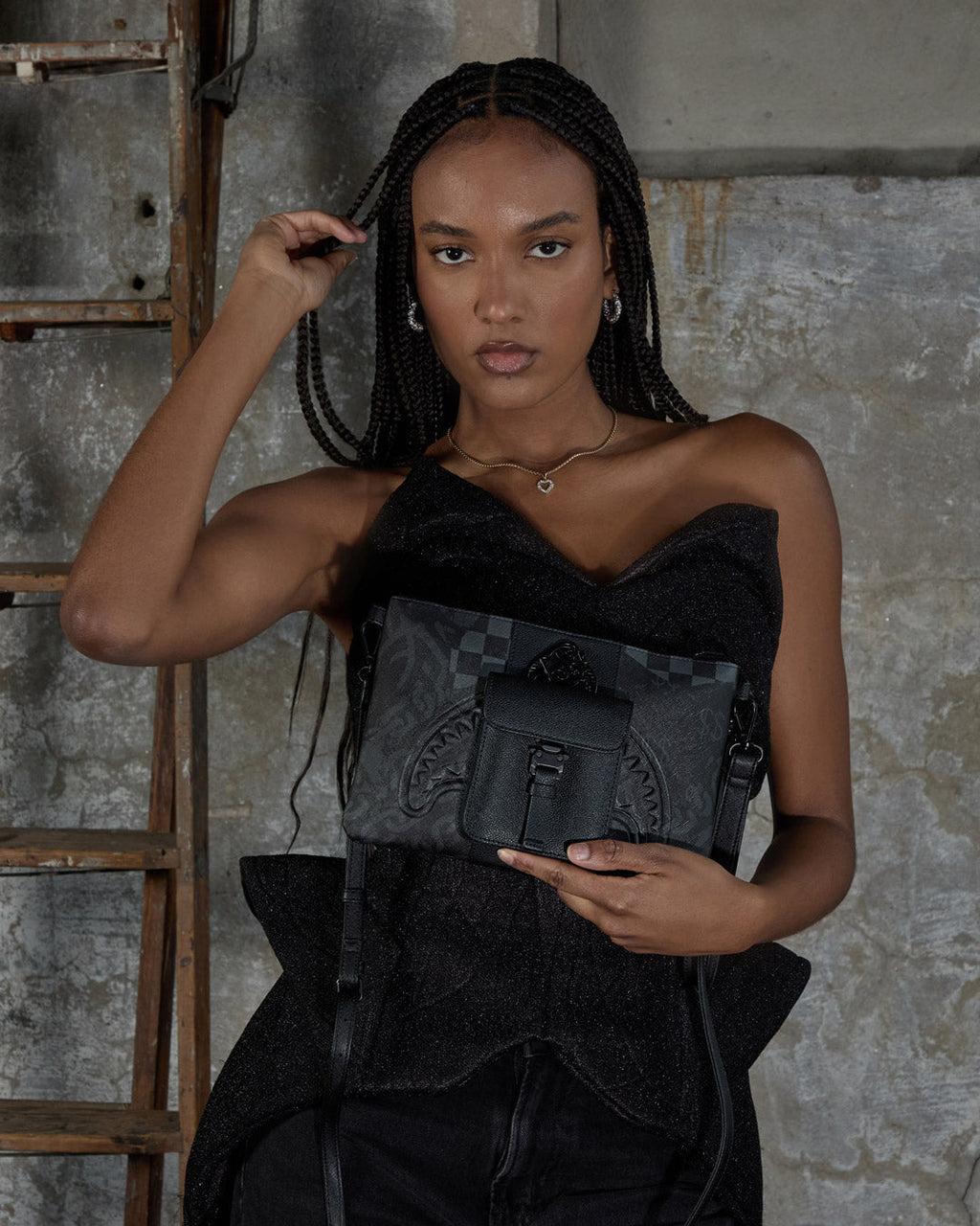 SPRAYGROUND 4Am Jetset Mindset Crossover Clutch — product image 4