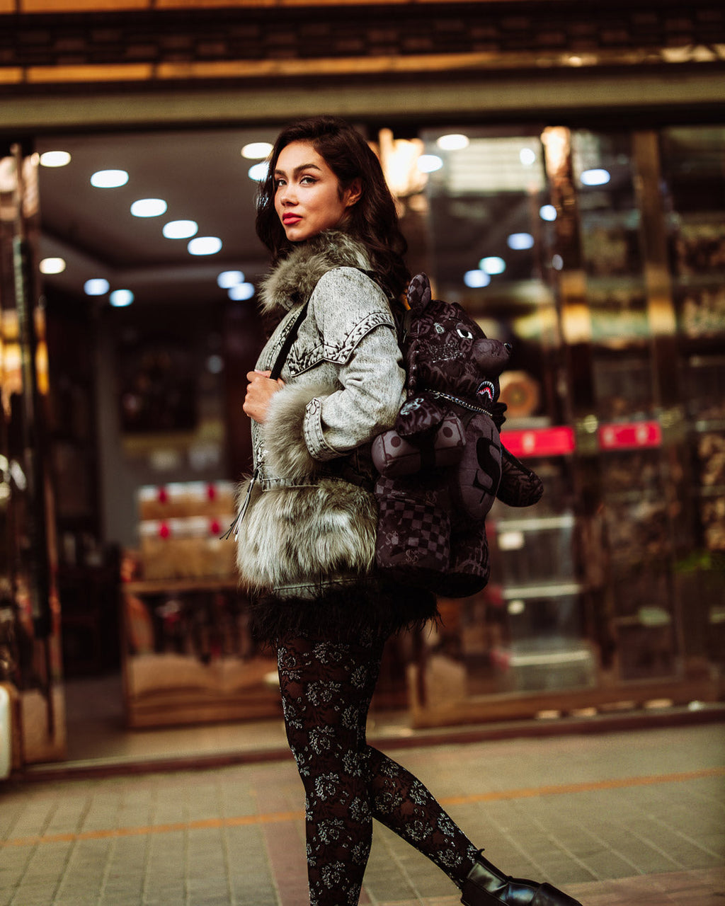 SPRAYGROUND 4Am Money Wing Bear Backpack — product image 4
