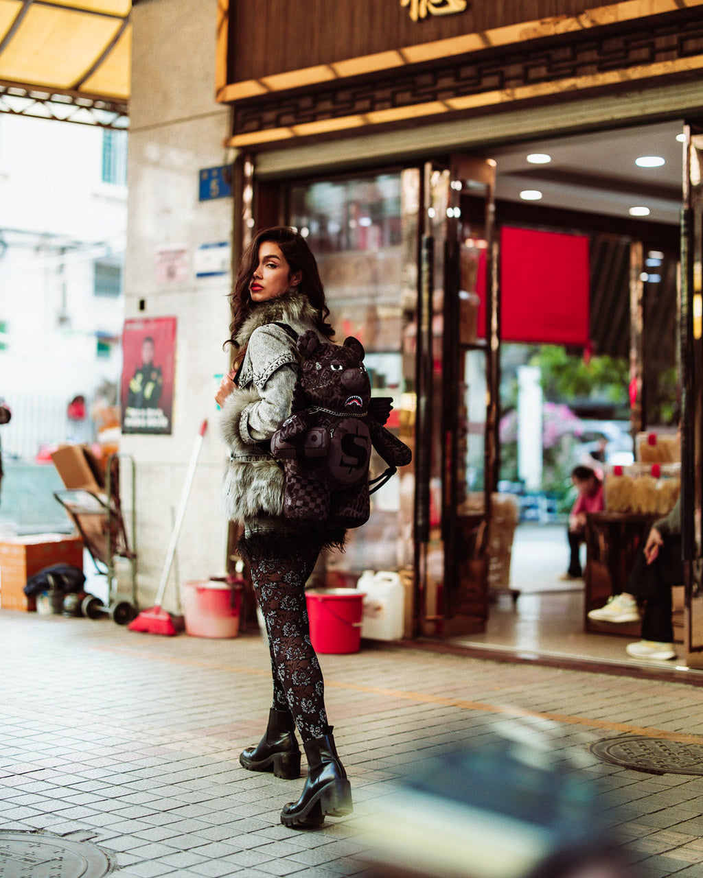 SPRAYGROUND 4Am Money Wing Bear Backpack — product image 8