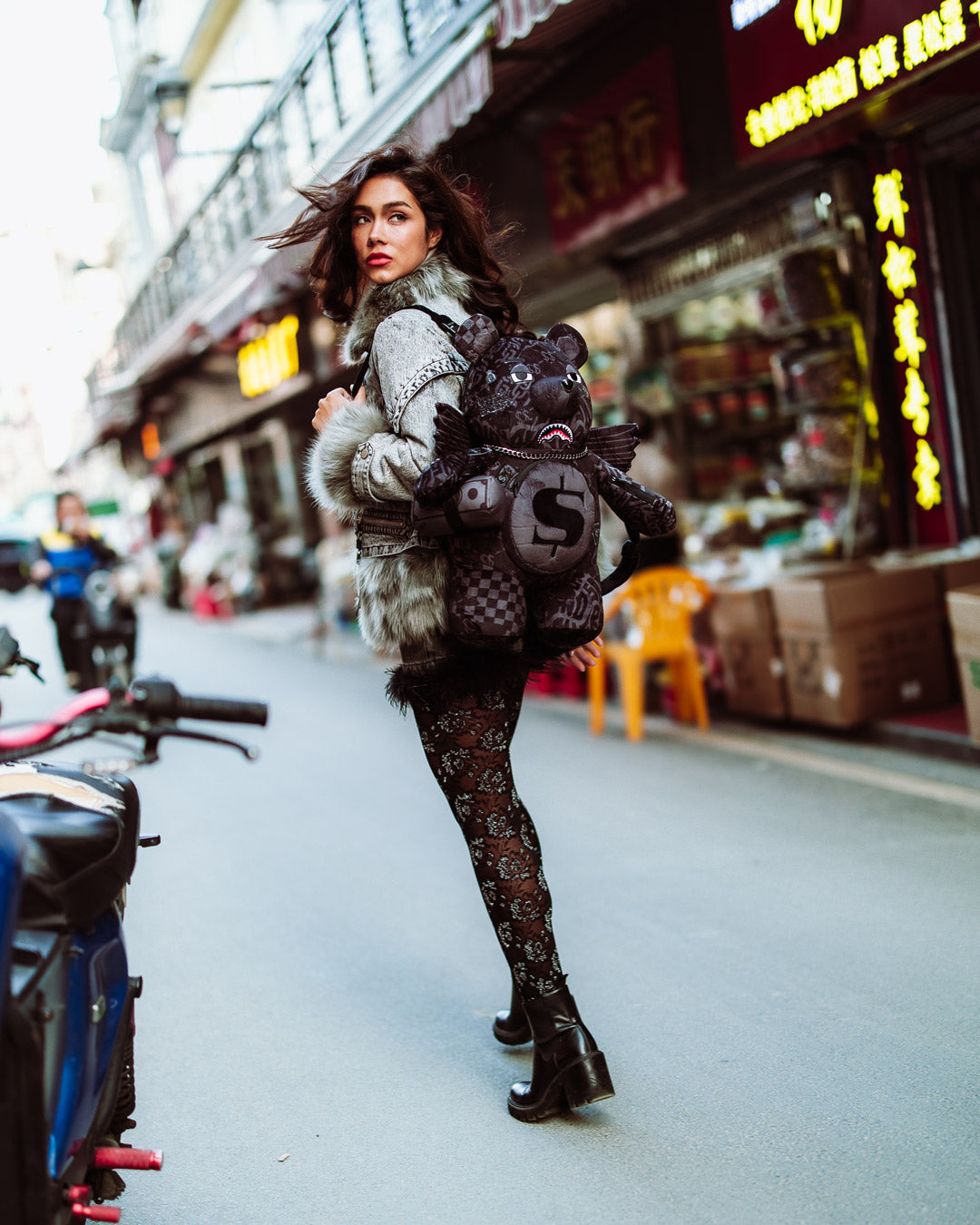 SPRAYGROUND 4Am Money Wing Bear Backpack — product image 10