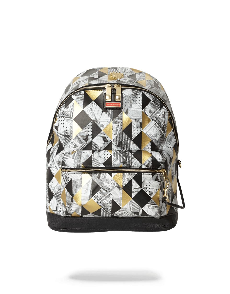 SPRAYGROUND 6-Strap Fractal Money Emperor Backpack — product image 1