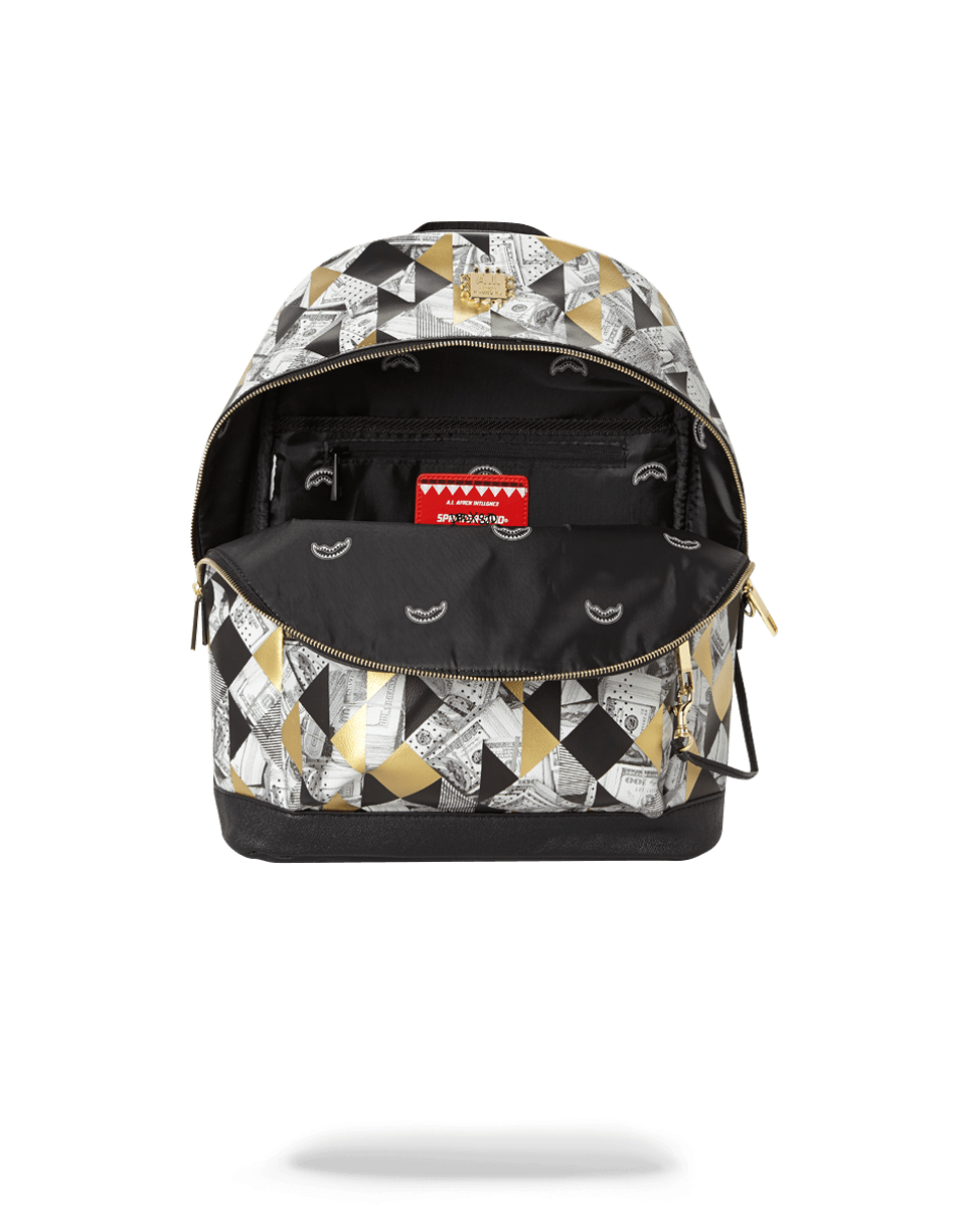 SPRAYGROUND 6-Strap Fractal Money Emperor Backpack — product image 4