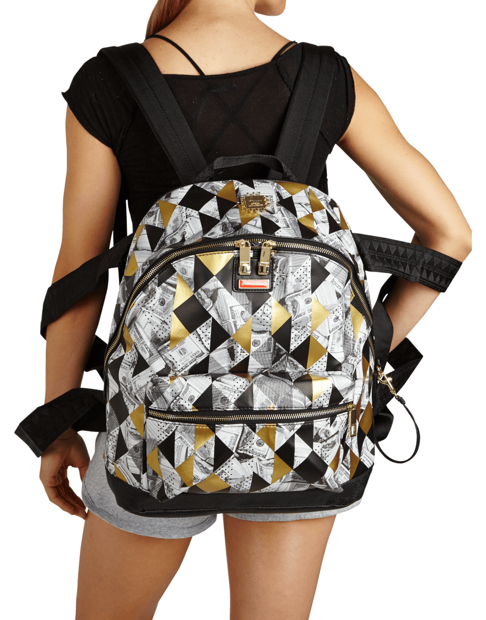 SPRAYGROUND 6-Strap Fractal Money Emperor Backpack — product image 7
