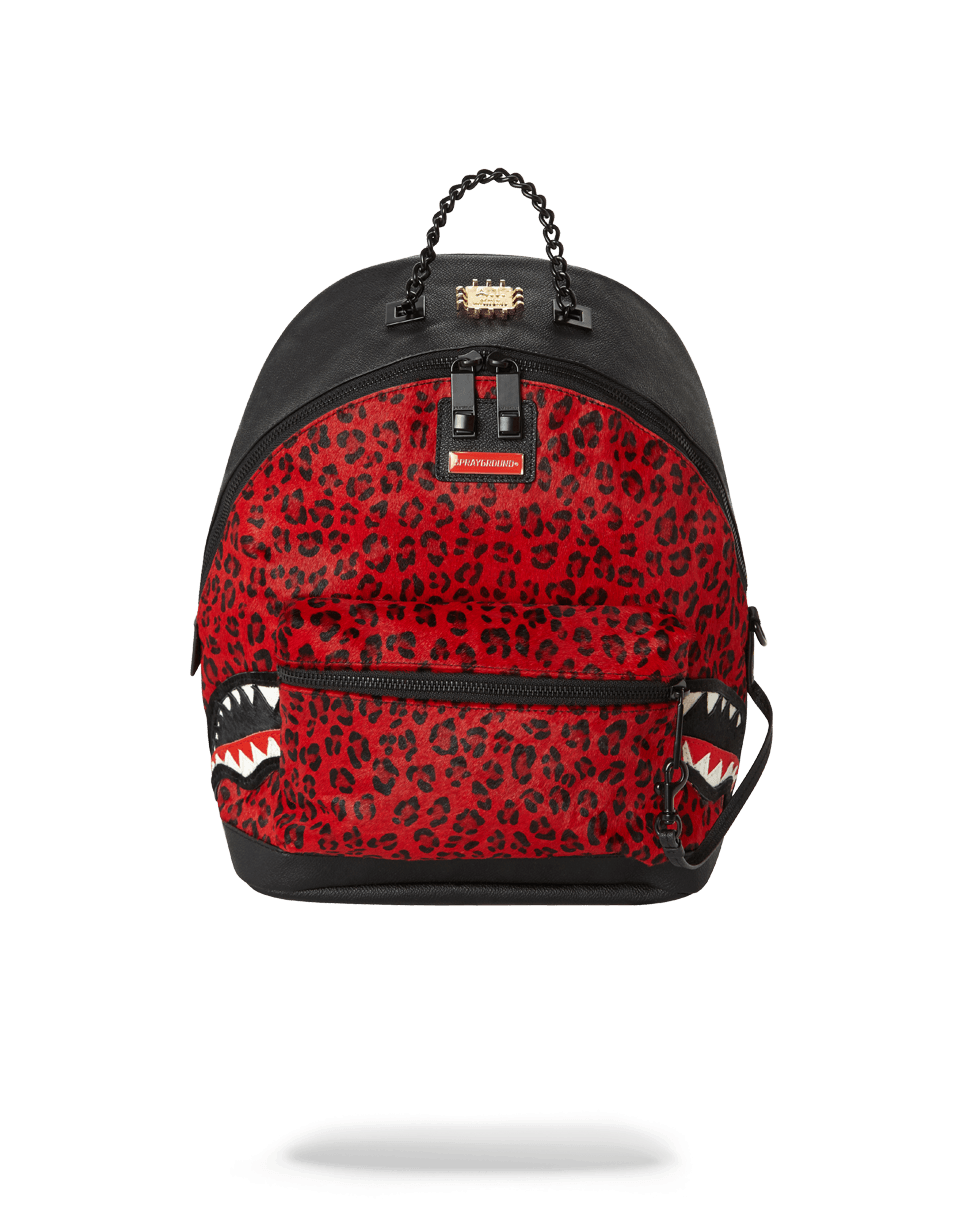 SPRAYGROUND 6-Strap Red Leopard Empress (Pony Hair) Backpack — product image 1