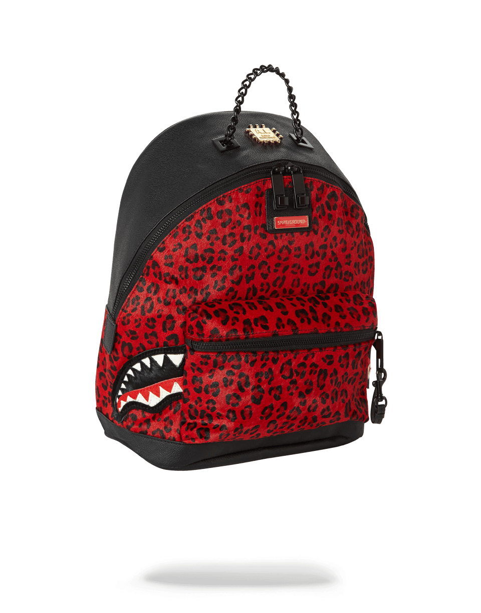 SPRAYGROUND 6-Strap Red Leopard Empress (Pony Hair) Backpack — product image 3