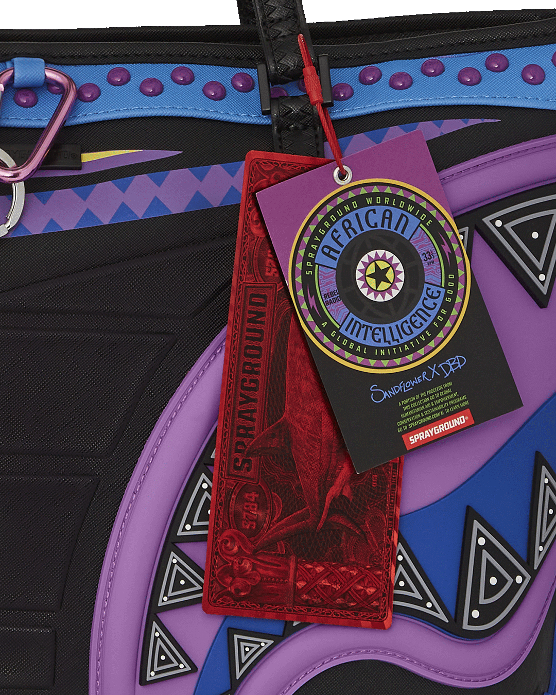 SPRAYGROUND A.I. 12 - Sandflower Collab Brooklyn & Beyond Tote — product image 12