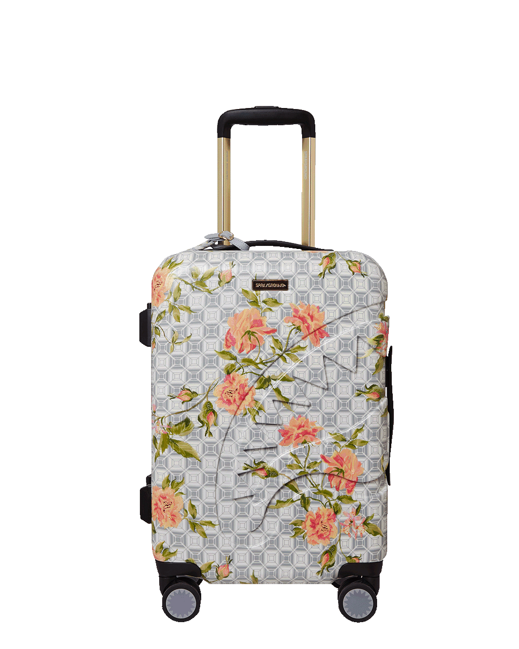 SPRAYGROUND A.I. African Intelligence Elegant Energy Sharkitecture Carry-On Luggage - Sandflower Collab — product image 1