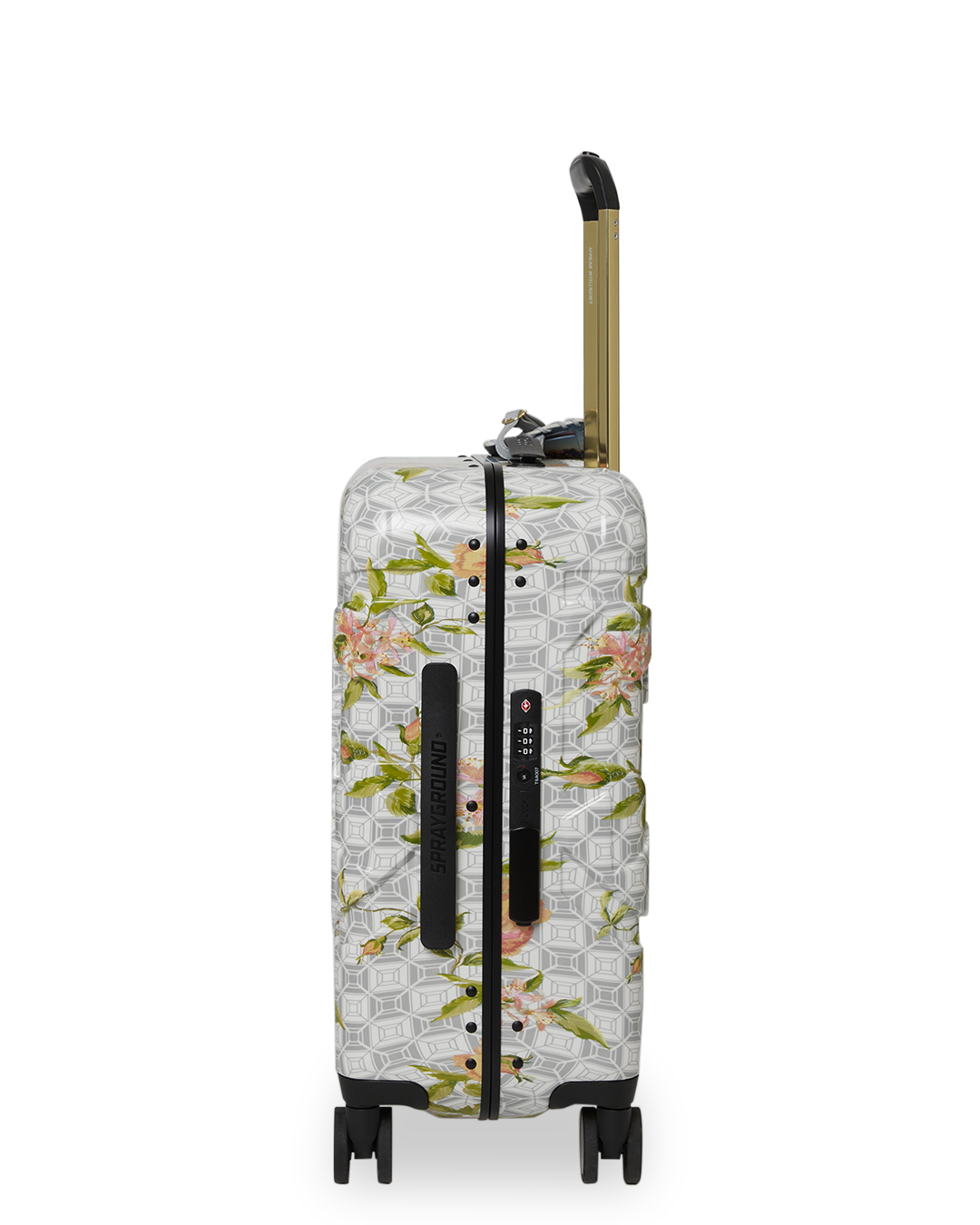 SPRAYGROUND A.I. African Intelligence Elegant Energy Sharkitecture Carry-On Luggage - Sandflower Collab — product image 5