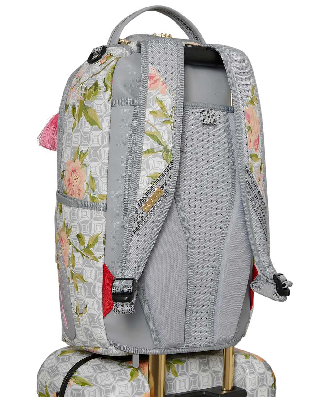SPRAYGROUND A.I. African Intelligence Elegant Energy Sharkitecture Carry-On Luggage - Sandflower Collab — product image 12