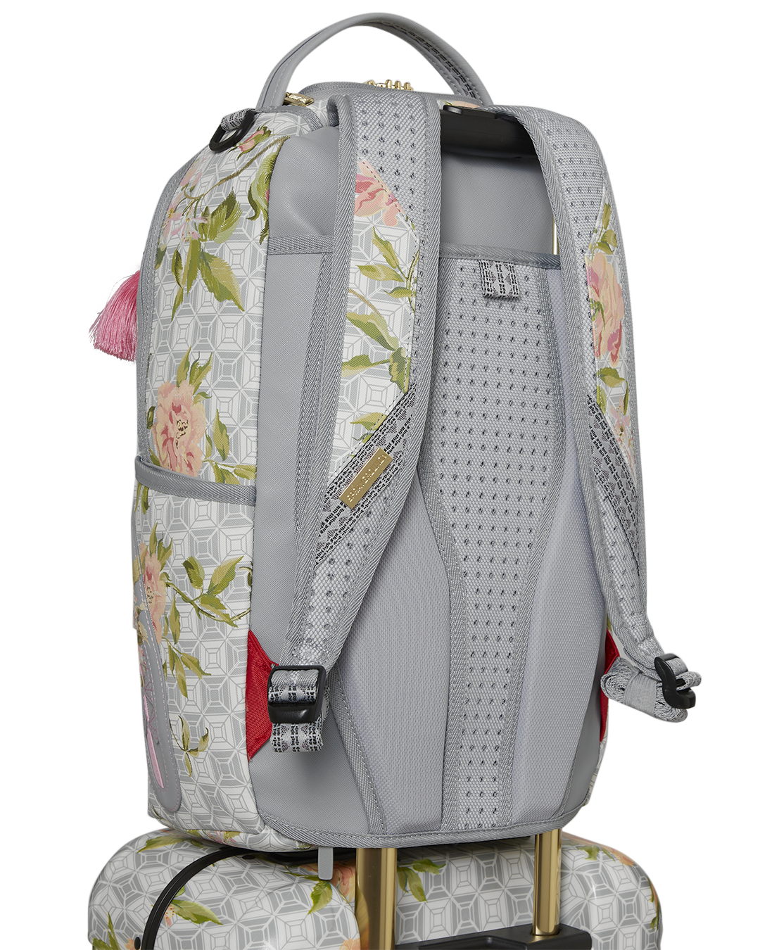 SPRAYGROUND A.I. African Intelligence Elegant Energy Sharkitecture Carry-On Luggage - Sandflower Collab — product image 12