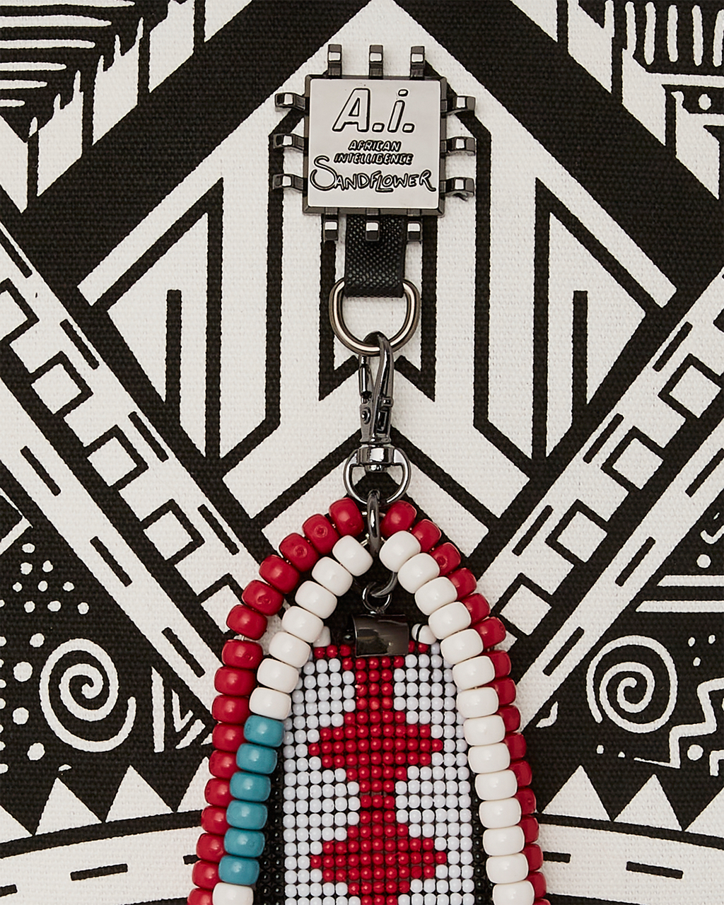 SPRAYGROUND A.I. African Intelligence The Skyhawk Backpack - Sandflower Collab — product image 14