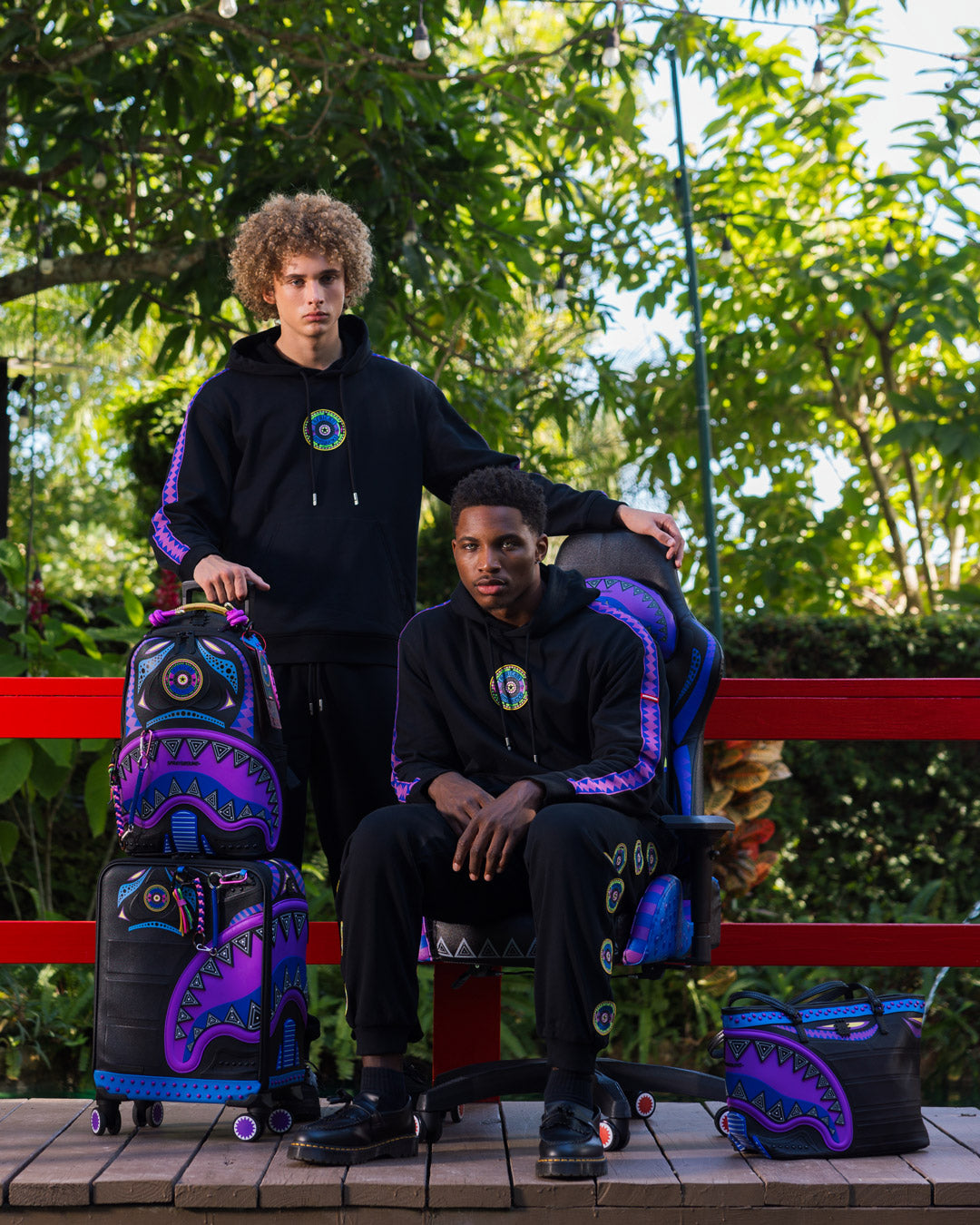 SPRAYGROUND A.I. Brooklyn & Beyond - Sandflower Collab Imperial Carry-On Luggage — product image 4