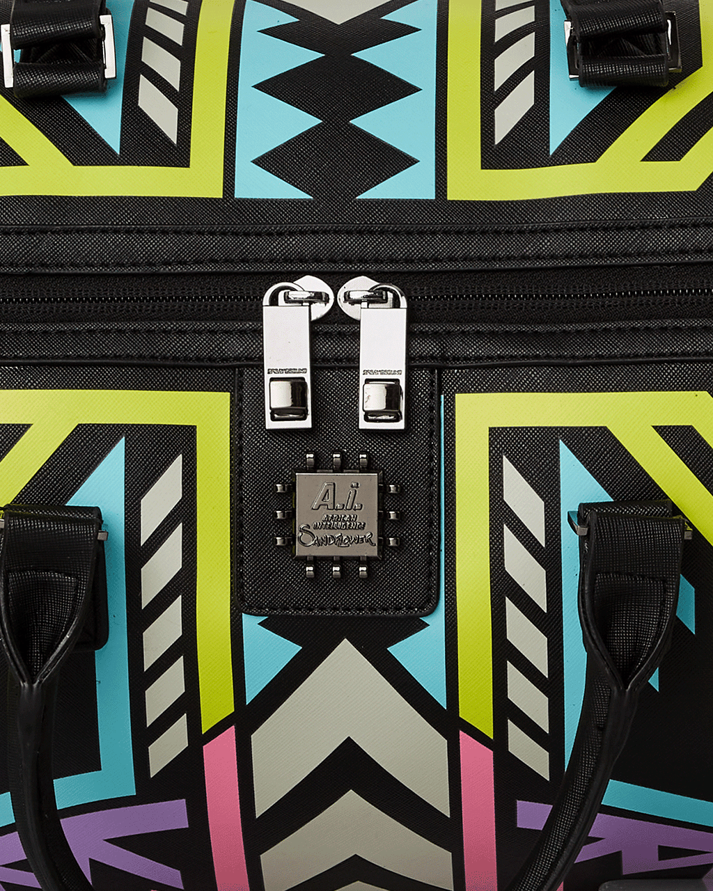 SPRAYGROUND A.I. Path To The Future Iii Duffle - Sandflower Collab (Glow In The Dark) — product image 13