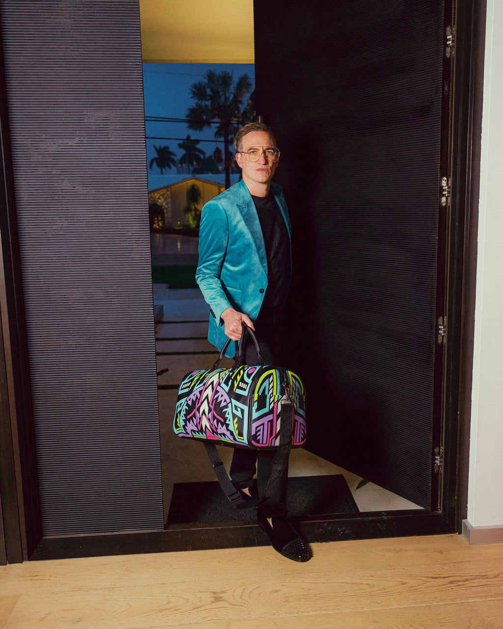 SPRAYGROUND A.I. Path To The Future Iii Duffle - Sandflower Collab (Glow In The Dark) — product image 28