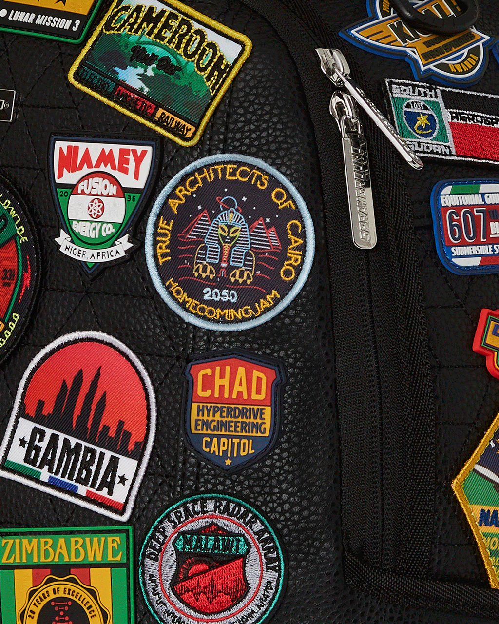 SPRAYGROUND A.I. The 54 (Patches Of Africa) Cargo Backpack — product image 9