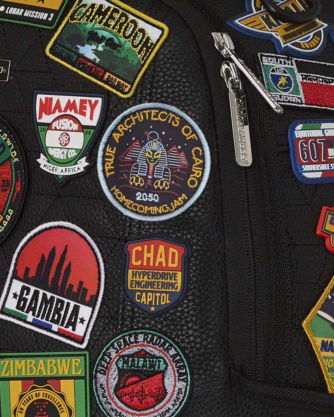 SPRAYGROUND A.I. The 54 (Patches Of Africa) Cargo Backpack — product image 9