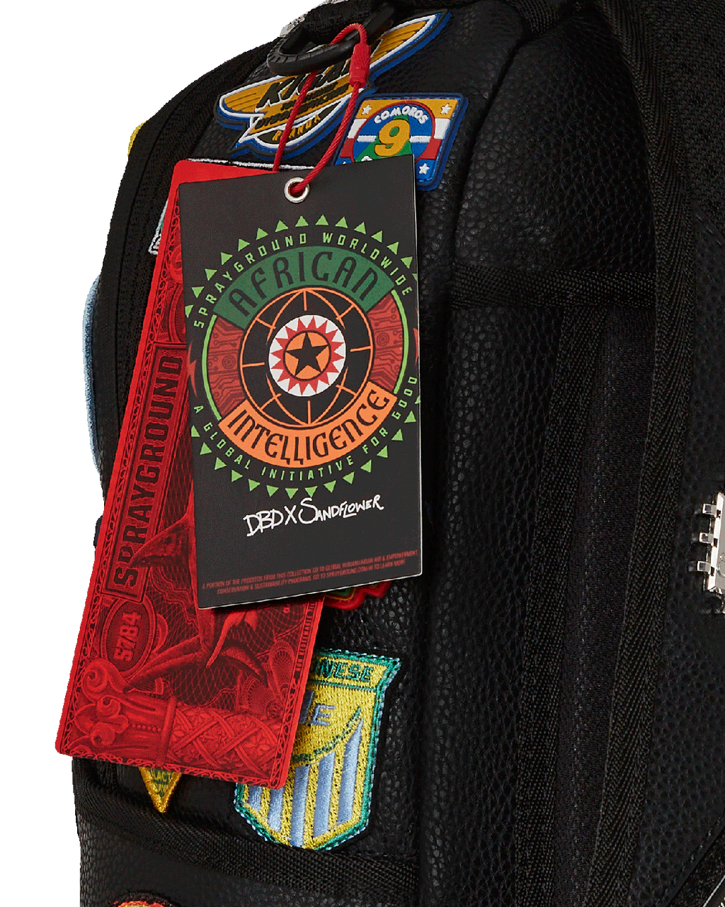SPRAYGROUND A.I. The 54 (Patches Of Africa) Cargo Backpack — product image 15