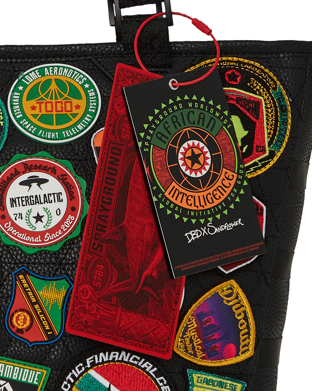 SPRAYGROUND A.I. The 54 (Patches Of Africa) Cargo Tote — product image 11