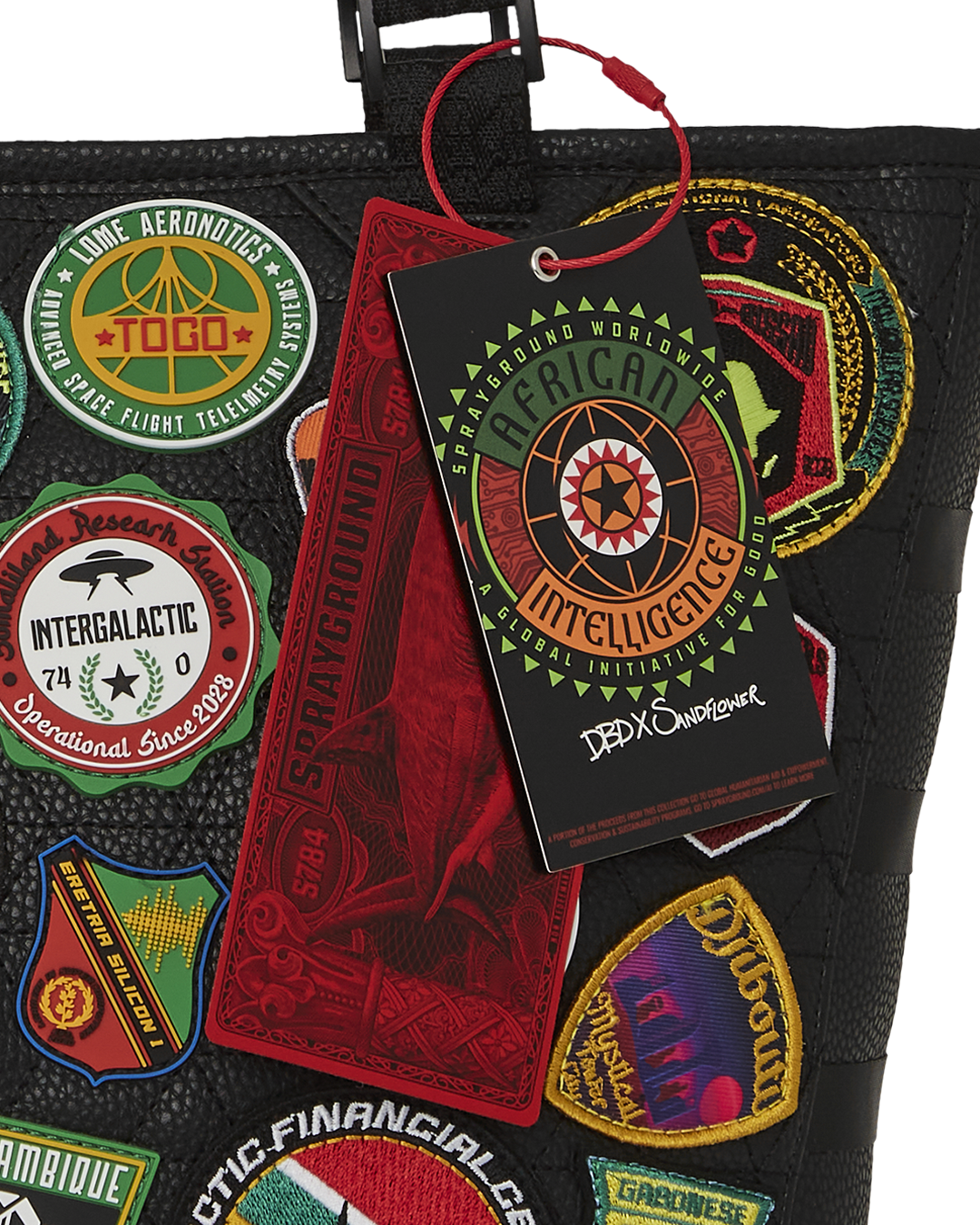 SPRAYGROUND A.I. The 54 (Patches Of Africa) Cargo Tote — product image 11