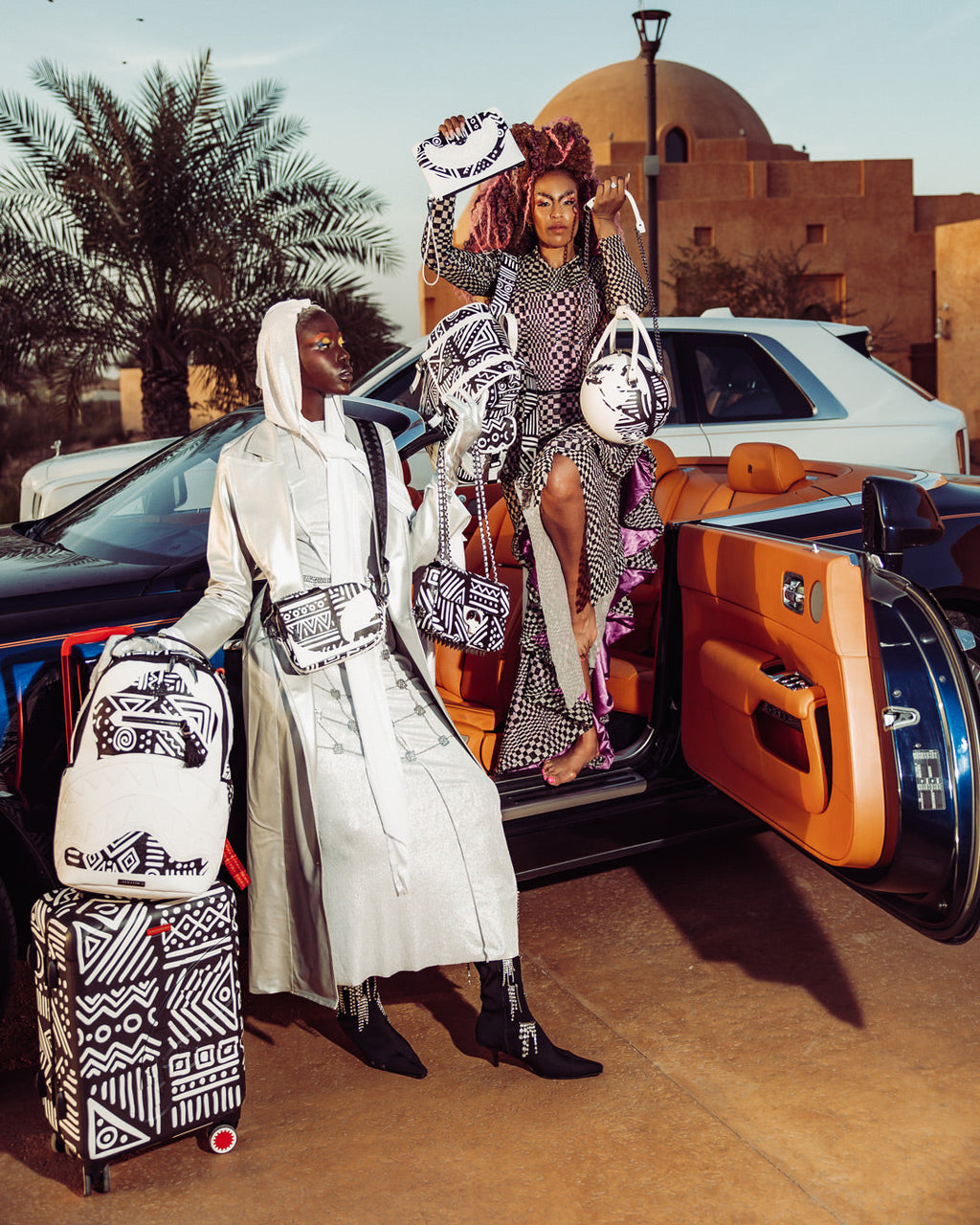 SPRAYGROUND A.I.8 African Intelligence - Origin Story Crossover Clutch — product image 9