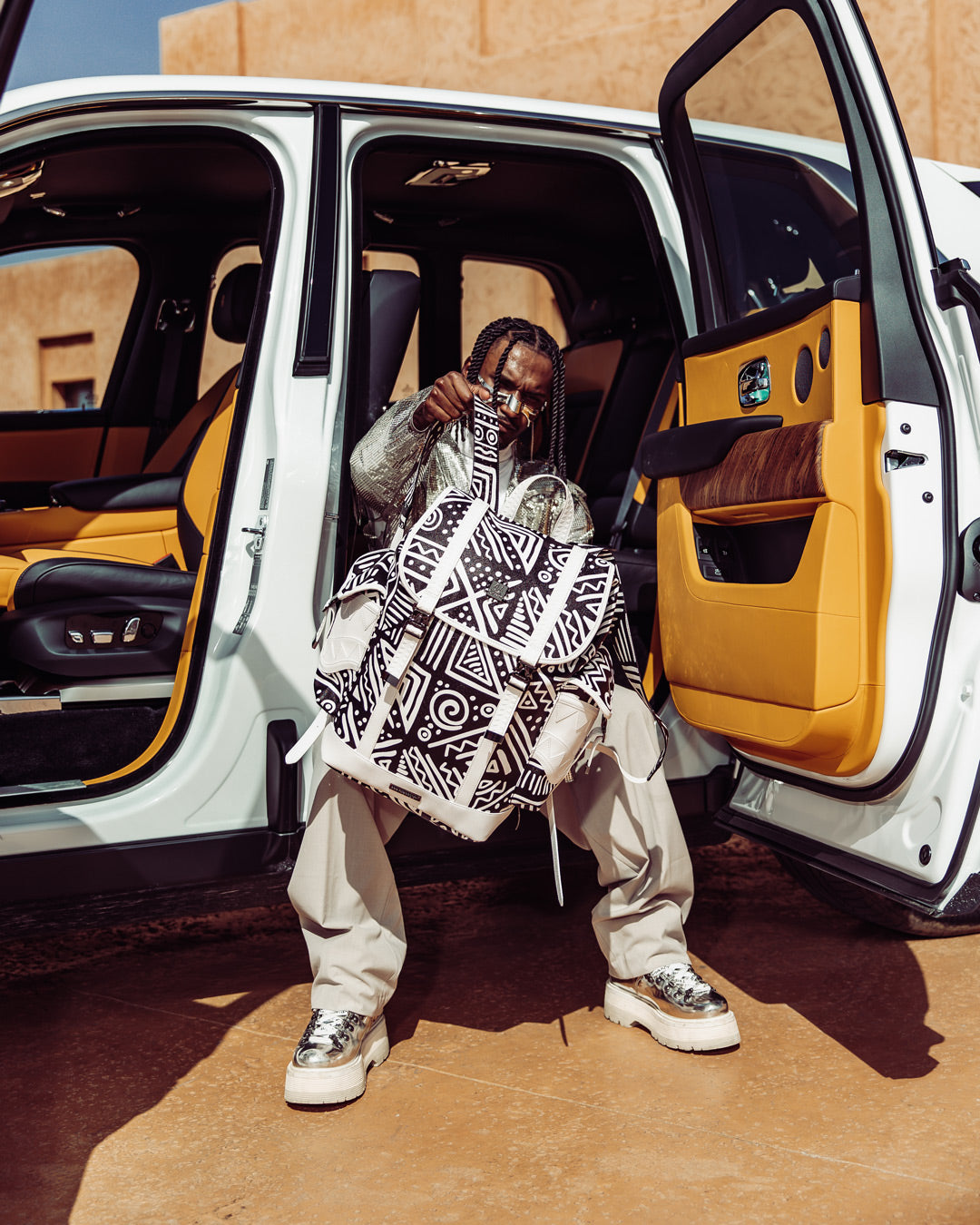 SPRAYGROUND A.I.8 African Intelligence - Origin Story Monte Carlo Backpack — product image 2