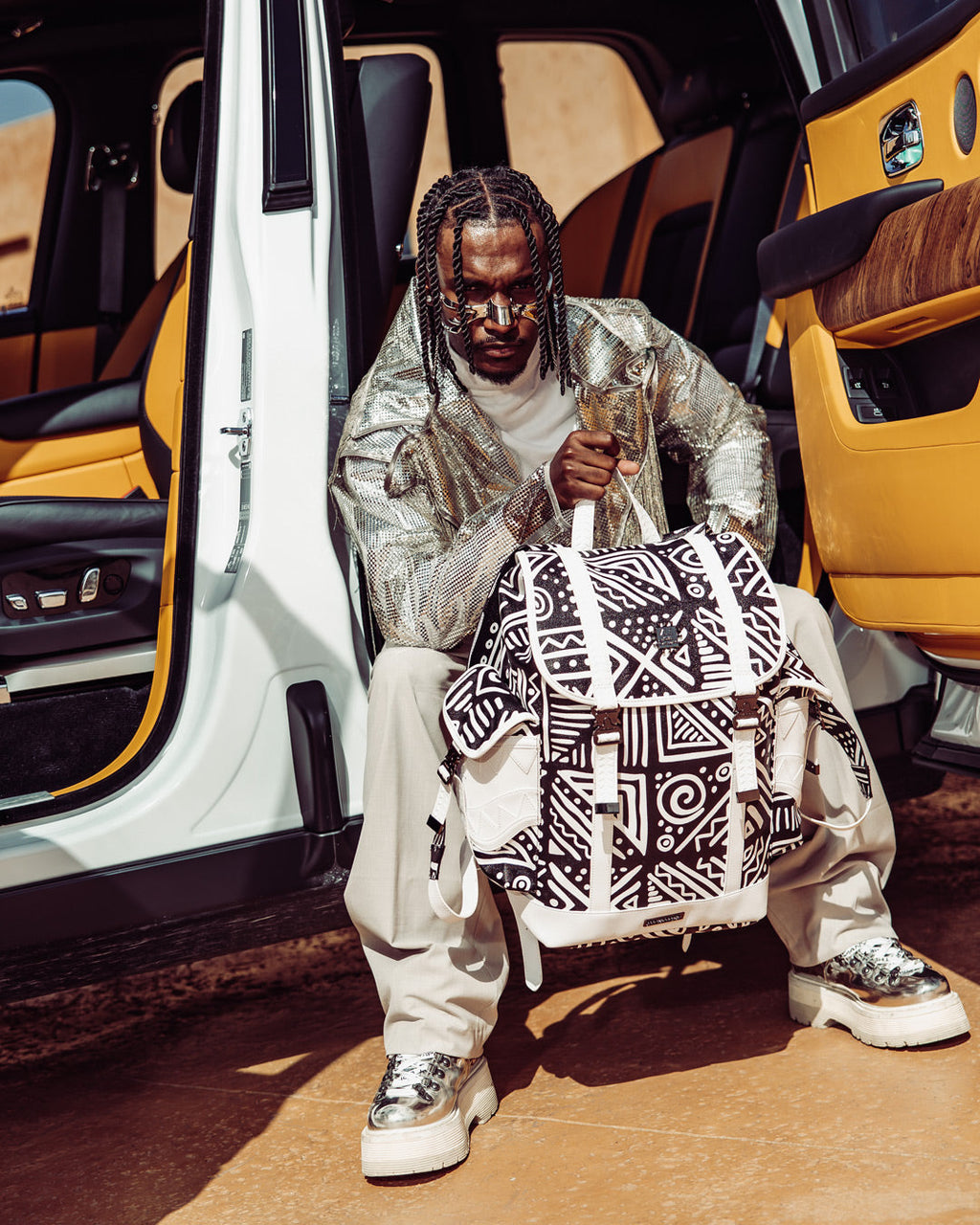 SPRAYGROUND A.I.8 African Intelligence - Origin Story Monte Carlo Backpack — product image 6