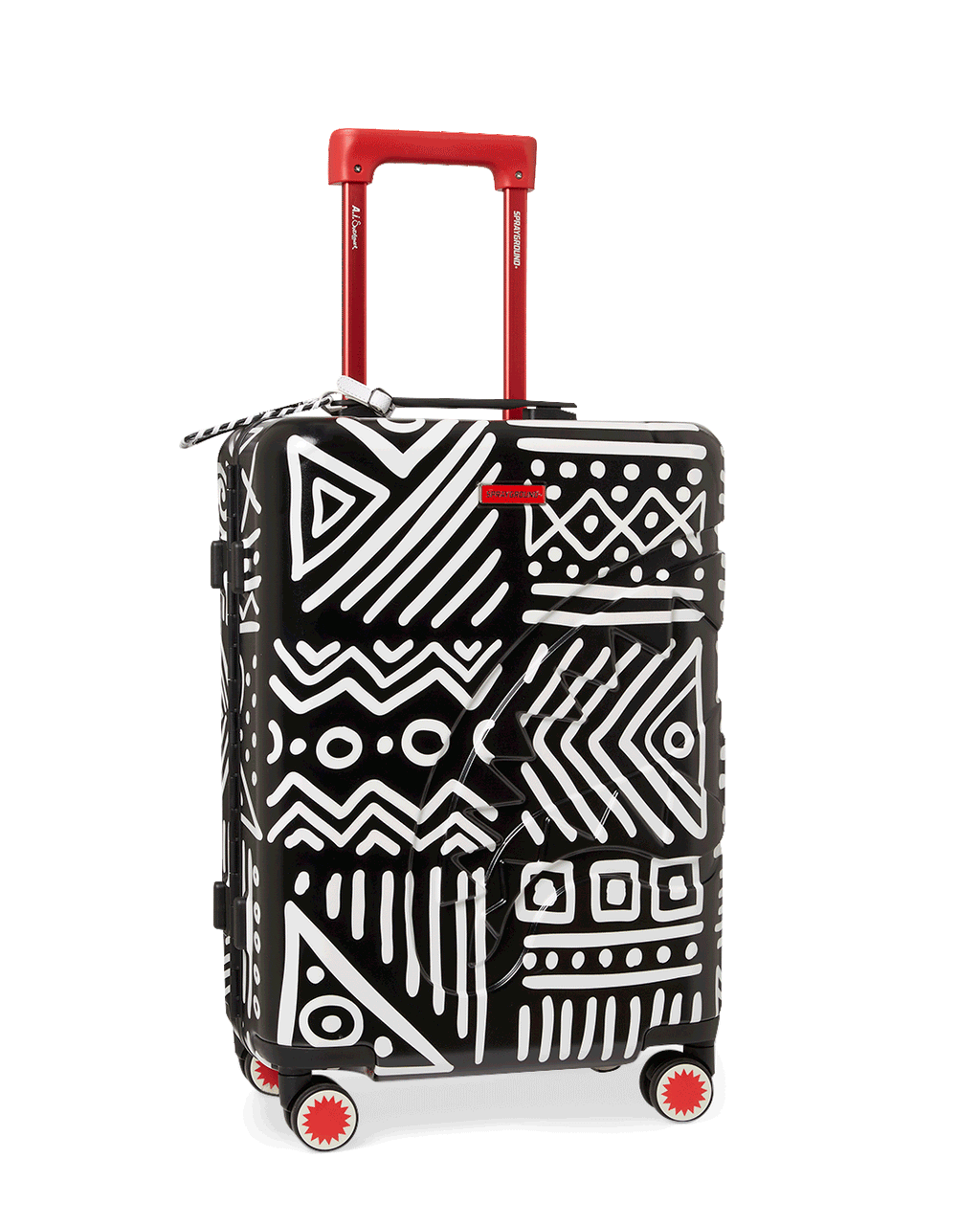 SPRAYGROUND A.I.8 African Intelligence - Origin Story Sharknautics Hardshell Carry-On Luggage — product image 1
