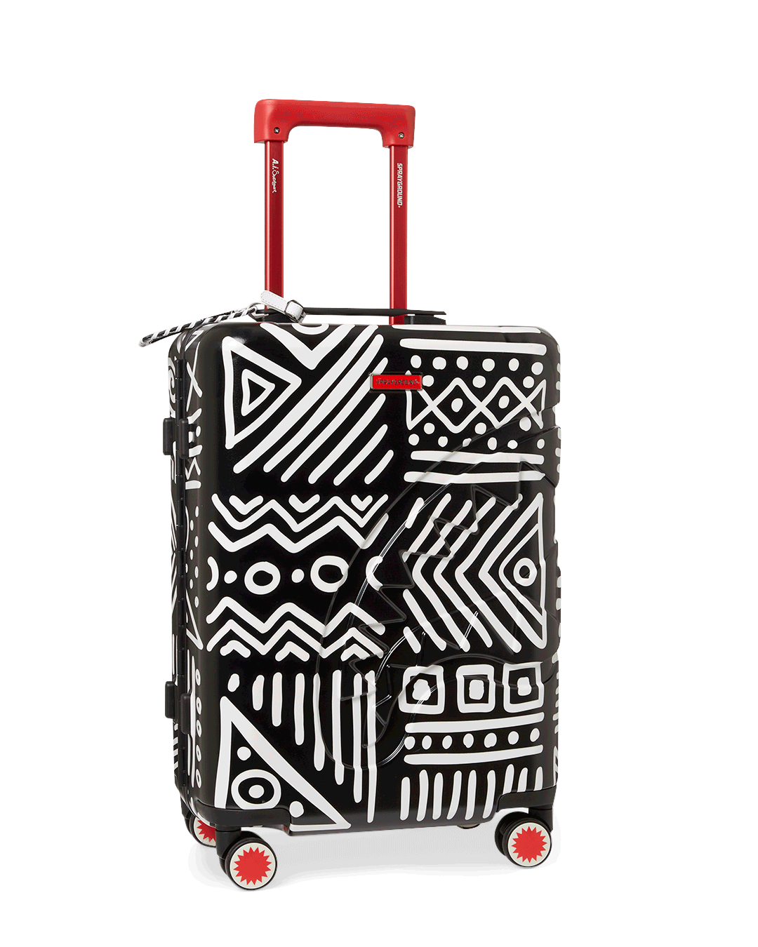 SPRAYGROUND A.I.8 African Intelligence - Origin Story Sharknautics Hardshell Carry-On Luggage — product image 1