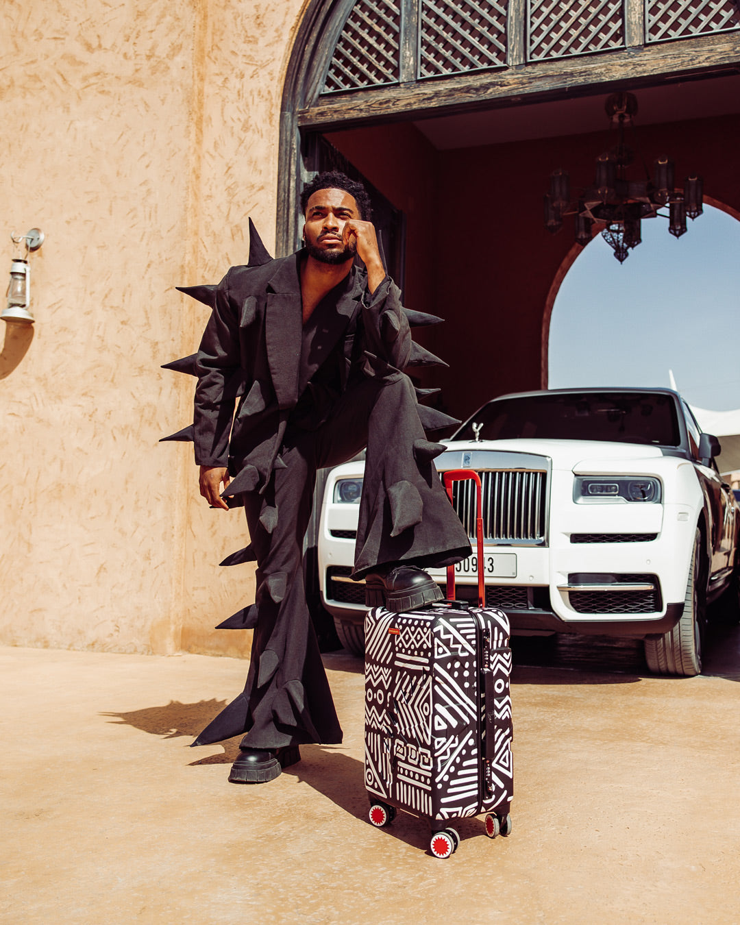 SPRAYGROUND A.I.8 African Intelligence - Origin Story Sharknautics Hardshell Carry-On Luggage — product image 6