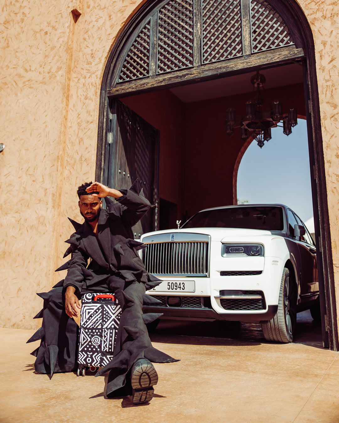 SPRAYGROUND A.I.8 African Intelligence - Origin Story Sharknautics Hardshell Carry-On Luggage — product image 8